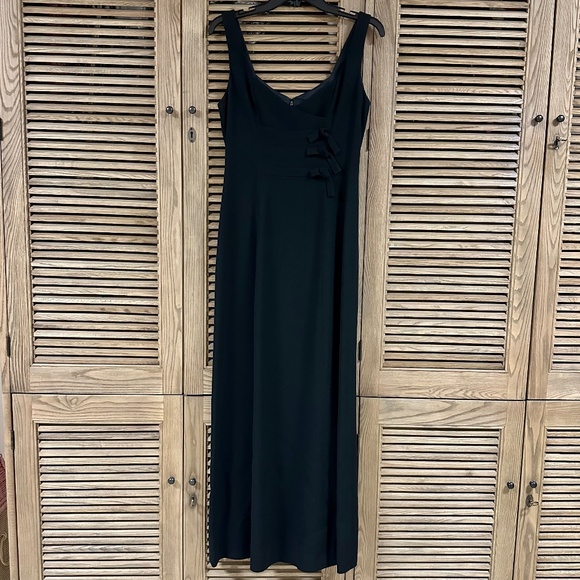 VINTAGE Nicole Miller Evening Gown Black Size 6 - Picture 1 of 12